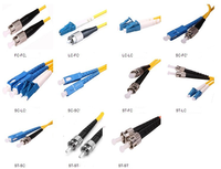 Kabel Patch Cord Fiber Optik LC ke LC Duplex G657A2 Single Mode 9/125 LSZH 2.0mm Tahan Tekuk