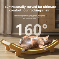 Lit pour chat en sisal écologique en stock, hamac confortable pour animaux de compagnie, tapis à gratter amovible et lavable, accessoire pour chat, jouet pour chat, arbre à chat, carton
