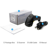 Xincode kablolu barkod tarayıcı barkod okuyucu tarayıcı barkod 1d Barcod tarayıcı USB RS232 lazer el mal tarama silah