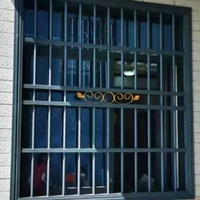 Ventanas de Seguridad Europeas de Hierro Forjado y Acero Inoxidable para Uso Residencial y Comercial