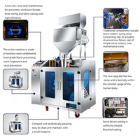 Machine d'emballage verticale automatique multi-têtes pour sachets préformés de granulés, graines, céréales et grains de café