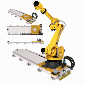 แขนหุ่นยนต์อุตสาหกรรม Fanuc R-2000 210F พร้อมคอนโทรลเลอร์ R-30iB Plus และกริปเปอร์หุ่นยนต์สำหรับหุ่นยนต์จัดการอัตโนมัติ - Product Image 1