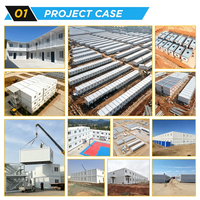Casa Contenedor Portátil de 20 pies, Casas Modulares Prefabricadas, Edificio de Acero Plegable para Sala de Estar, Taller, Camping