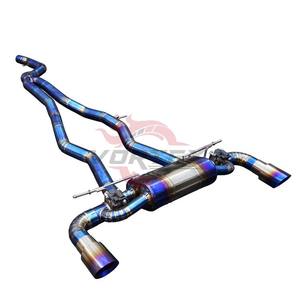 Sistema de Escape Catback de Lujo VORTEX para Supra A90 3.0T 2020-2023, Aleación de Titanio, Acabado Azul Quemado, 1.5mm de Grosor - Product Image 5