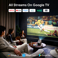 Mini projecteur Hotack X5AD Full HD 1080p Smart Google TV Wifi BT pour home cinéma