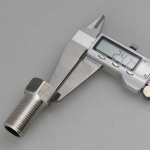 Stainless Steel Internal External Thread <b>Adapter</b> 4X4 Extended Length Connector For Pipe Fitting - Product Image 3