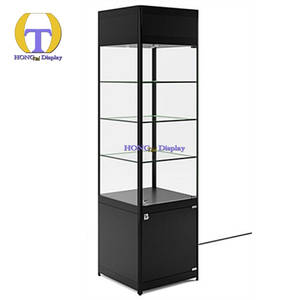 Grande vitrine commerciale vitrine de luxe vitrine de parfum affichage Offre Spéciale armoire d'angle pour <span class=keywords><strong>Curio</strong></span> Collections affichage - Product Image 4