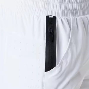 OEM estate Custom rapido asciutto Tennis sport allenamento palestra basket bianco <span class=keywords><strong>2</strong></span> <span class=keywords><strong>in</strong></span> <span class=keywords><strong>1</strong></span> uomo tessuto tessuto tessuto corto - Product Image 5