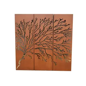 <span class=keywords><strong>Plaque</strong></span> d'<span class=keywords><strong>acier</strong></span> <span class=keywords><strong>Corten</strong></span> résistante aux intempéries conception de mur de jardin Art de découpe laser <span class=keywords><strong>plaque</strong></span> d'<span class=keywords><strong>acier</strong></span> au carbone 5mm 6mm 8mm <span class=keywords><strong>10mm</strong></span> épaisseur ASTM - Product Image 3