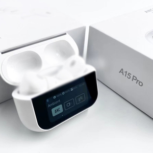 หูฟังไร้สาย <span class=keywords><strong>A15</strong></span> <span class=keywords><strong>Pro</strong></span> หน้าจอสัมผัสสีสันสดใส พร้อมระบบตัดเสียงรบกวน ANC และเสียงแบบ Spatial <span class=keywords><strong>Audio</strong></span> ที่ปรับแต่งได้ - Product Image 2