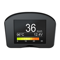 AUTOOL X50 Plus – compteur numérique intelligent OBD de voiture multifonction, alarme, jauge de température de l'eau, tension numérique, compteur de vitesse, affichage