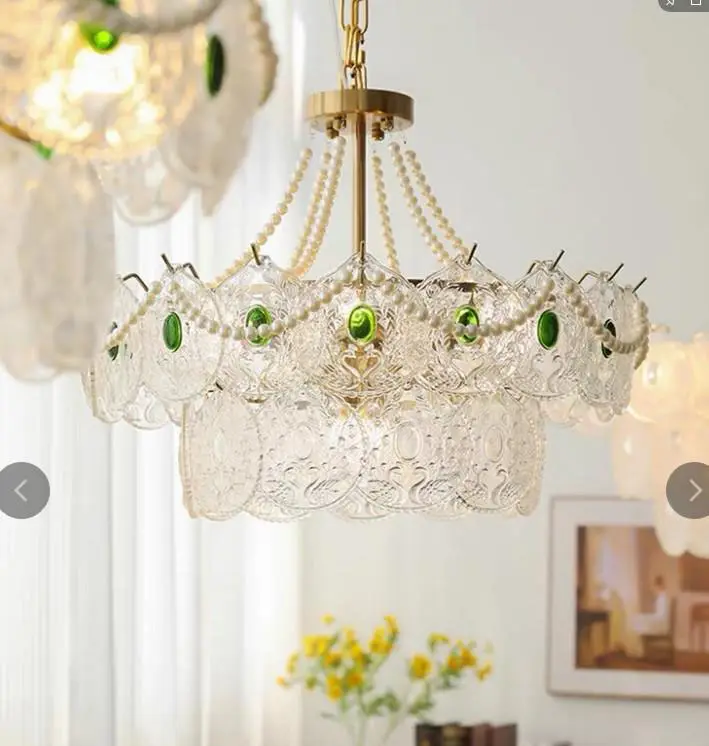 Luxury Floor Lamp Metal Gold Pendant Lights Fixture Lotus Blossom Ceiling Lamp Pendant Lamp