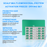 Stimulant de croissance capillaire avancé, prévention de la perte de cheveux, fibronectine, collagène soluble, hyaluronate de sodium, revitalisation du cuir chevelu
