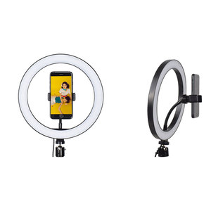 Anneau lumineux <span class=keywords><strong>Led</strong></span> 10 "/26cm, avec trépied, <span class=keywords><strong>lampe</strong></span>, éclairage annulaire <span class=keywords><strong>pour</strong></span> photographie, <span class=keywords><strong>vidéo</strong></span> Youtube, téléphone - Product Image 6