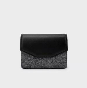 Portefeuille pour femme en PU de luxe, design classique, fabriqué sur mesure par une usine professionnelle, petit portefeuille, portefeuille zéro - Product Image 2