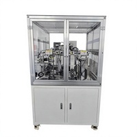 Machine d'emballage pneumatique automatique haute efficacité pour sachets aérosols et sacs BOV, avec application de ruban adhésif précise et enroulement