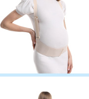 Ceinture abdominale de grossesse en gaze de coton sans couture avec bande élastique pour le confort du ventre de la femme enceinte
