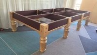 Biliard Table Snooker 12ft Professionnel avec Lustres De Piscine Boules Queues Craies Accessoires Mable Snooker Table De Billard