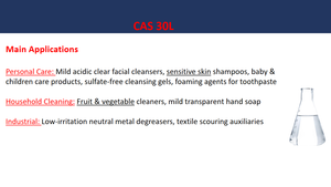 Surfactant éco-responsable à base d'acides aminés, Sodium Cocoyl Alaninate liquide CAS 90170-45-9, matière première douce pour nettoyant visage - Product Image 2
