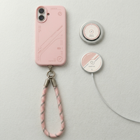 Ensemble cadeau d'accessoires pour téléphone personnalisés, coque de téléphone en silicone, cordon de poignet, support magnétique, chargeur sans fil, fabrication OEM ODM