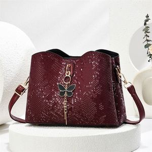 Hot Selling Butterfly Handbags Casual PU Totes Durable Leather Crossbody Bags - Product Image 3