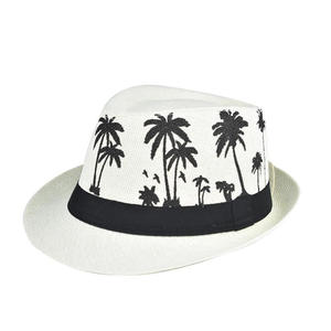 Cappelli Fedora Classici da Uomo, Cappello <span class=keywords><strong>di</strong></span> Paglia da Sole a Tesa Corta, Stile Trilby Cubano - Product Image 4