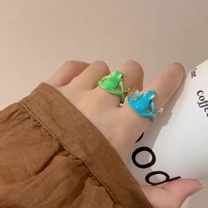 <span class=keywords><strong>Tiktok</strong></span>, superventas, anillo <span class=keywords><strong>de</strong></span> rana <span class=keywords><strong>de</strong></span> acero inoxidable impermeable no deslustrado, lindo anillo <span class=keywords><strong>de</strong></span> dibujos animados minimalista para niñas - Product Image 4