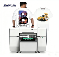 Imprimante jet d'encre à encre pigmentée pour impression à la demande, machine d'impression directe sur vêtement et t-shirt, automatique, haute précision, 80 pièces/heure