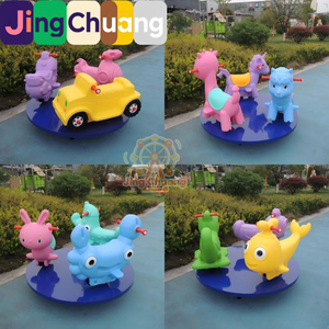 Silla giratoria para cuatro personas para jardín de infantes, parque infantil al aire libre, comunidad, más <span class=keywords><strong>que</strong></span> solo figuras pequeñas de dibujos animados, niños giratorios - Product Image 4