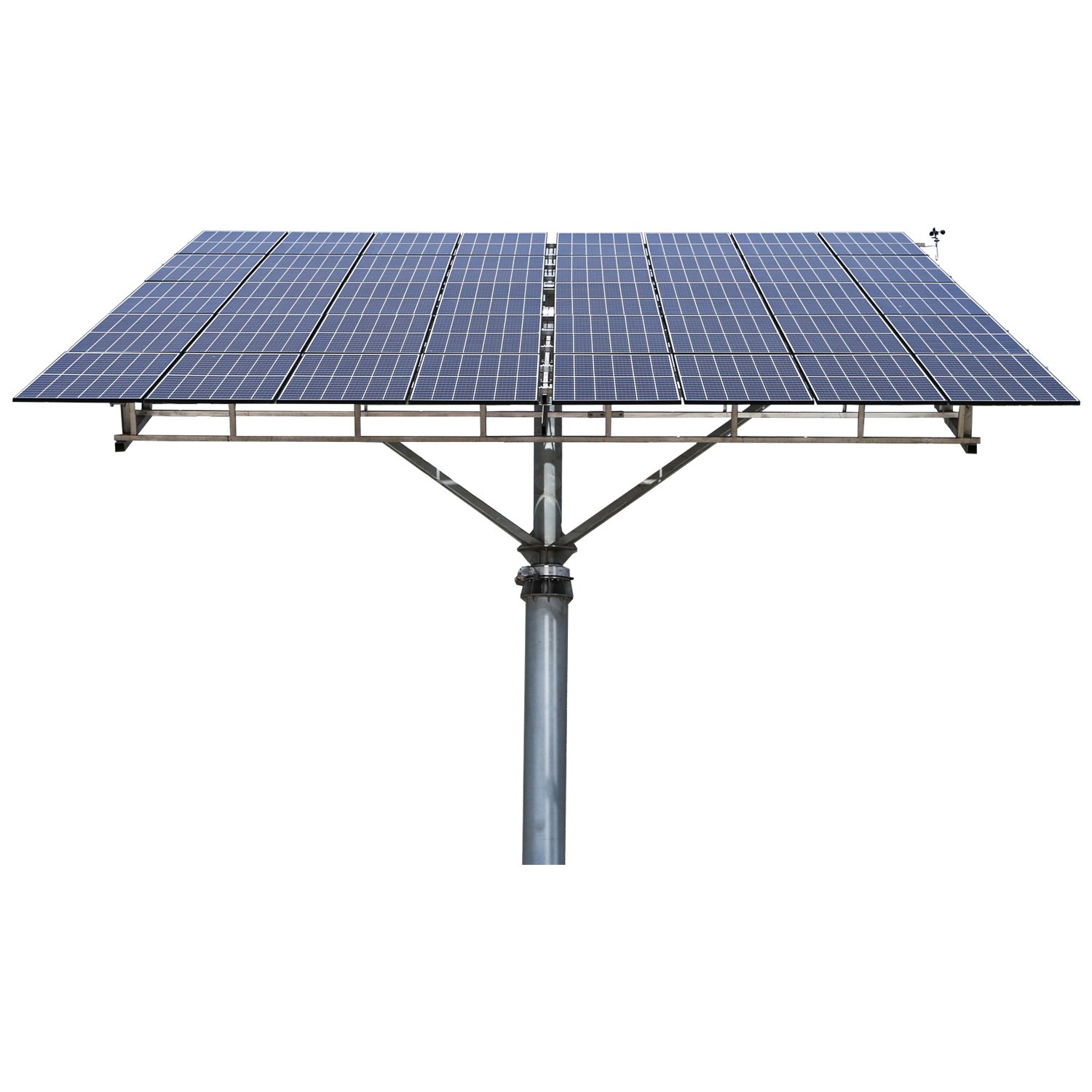 Горячая Распродажа 15 кВт Солнечный двойной осевой кронштейн для отслеживания высокая производительность