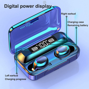 Auriculares F9-5c Tws V5.1 con pantalla Led, estuche de almacenamiento recargable, micrófono para llamadas manos libres, venta al por mayor - Product Image 3