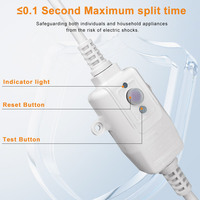 Adaptateur de fuite de haute qualité avec prise PRCD, indice de protection IP54, protection contre les surintensités résiduelles 220V, prises et fiches de qualité supérieure