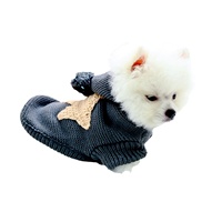 Vêtements pour animaux de compagnie, pulls en laine à motif étoilé pour chiens et chats, hiver