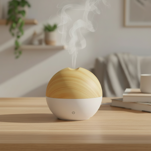 Diffusore di <span class=keywords><strong>Oli</strong></span> <span class=keywords><strong>Essenziali</strong></span> Personalizzato con Luce, Capacità 100ml, Alimentazione USB/Adattatore <span class=keywords><strong>per</strong></span> Uso Domestico - Product Image 1