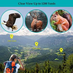 Suncore-telescopio Monocular 12x56 HD con adaptador para teléfono inteligente, trípode mejorado, correa de mano - Product Image 5