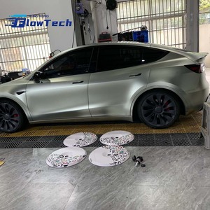 Enjoliveurs FlowTech PC UV Aero pour Tesla Model Y/3 Juniper 18-20 pouces – Qualité supérieure, ajustement parfait, protection intégrale des jantes, esthétique optimale - Product Image 6