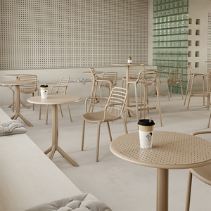 Free Sample Sectional <strong>Stable</strong> Round Dining <strong>Table</strong> Plastic <strong>Tables</strong> Indoor Outdoor - Product Image 4