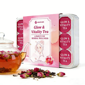 Té <span class=keywords><strong>de</strong></span> Hierbas Orgánico para Mujer en Bolsitas, Adelgazante, para una Piel Radiante, Aumenta la Energía, 24 Ingredientes Naturales, Reduce la Hinchazón, las Ojeras y el Acné - Product Image 3