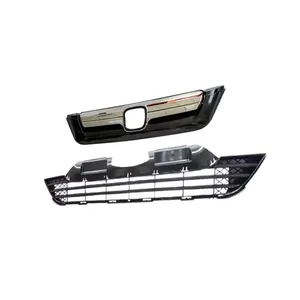 Alta calidad, precios al por mayor, piezas de automóviles, parrillas, rejilla delantera cromada para coche 2007 <span class=keywords><strong>2008</strong></span> <span class=keywords><strong>CRV</strong></span>, conjunto de rejilla superior para parachoques delantero 71128SWNH01 - Product Image 3