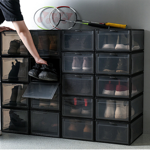 Hộp Đựng Giày Bằng Nhựa Màu Đen Có Thể Gập Lại - Product Image 6