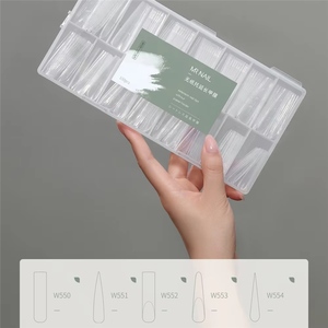 MRNAIL - Pegatinas Profesionales <span class=keywords><strong>para</strong></span> Extensión de Uñas, Fácil Aplicación, Moldes <span class=keywords><strong>para</strong></span> Uñas Postizas <span class=keywords><strong>para</strong></span> Extensiones Fuertes y de Aspecto Natural en los Dedos - Product Image 2