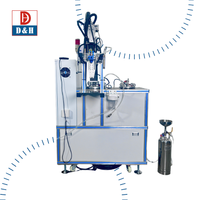 Mesin Penuangan Resin Epoxy Daheng dengan Kontrol Layar Sentuh PLC, Pompa Metering, Komponen Inti, dan Mesin Pemasang Stiker LED Dome