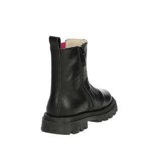 Botines Bambine E5659 Nero Negros con Panel Lateral Rosa para Niñas - Product Image 3