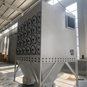 Collettore di polvere industriale della cartuccia del filtro dell'aria con pulizia automatica per la stanza di sabbiatura ceramica del taglio della fibra - Product Image 4