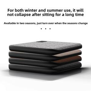 Cojín para silla de mesa de comedor de oficina de doble uso, cojín de espuma viscoelástica para verano e invierno, cojines lumbares para estudiantes, cojines de asiento - Product Image 5