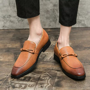 Zapatos Formales de Hombre de Cuero Genuino Británico de Alta Calidad, Diseño de Lujo para Negocios, con Cierre de Cordones, Patrón Hecho a Mano, Gran Venta - Product Image 5