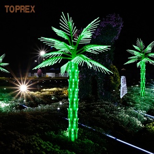 <strong>Christmas</strong> Decoration Palmiers lumineux Led <strong>Lighted</strong> <strong>Outdoor</strong> Palm <strong>Tree</strong> Decorative <strong>Lighting</strong> <strong>for</strong> Urban Street Park - Product Image 2