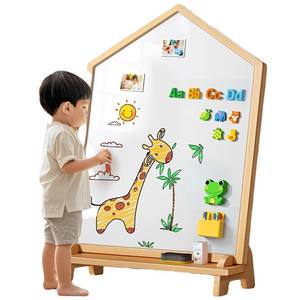 Детская двухсторонняя черно-белая доска для домашнего обучения Детские развивающие игрушки для рисования и рисования - Product Image 2