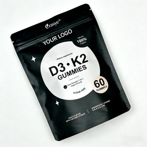 ויטמין <span class=keywords><strong>D3</strong></span> K2 גומי 5000 IU + K2 200mcg, מגנזיום, עוצמה נוספת, ספיגה אולטימטיבית לעצמות, שרירים - מבצע חם באיחוד האירופי ובארצות הברית, מותג פרטי (OEM) - Product Image 1