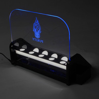 Support d'affichage en acrylique éclairé par LED personnalisé, support à haute transparence pour l'exposition de parfums et de produits électroniques